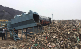 莆田市圣元環(huán)保垃圾焚燒項目陳腐垃圾治理現(xiàn)場